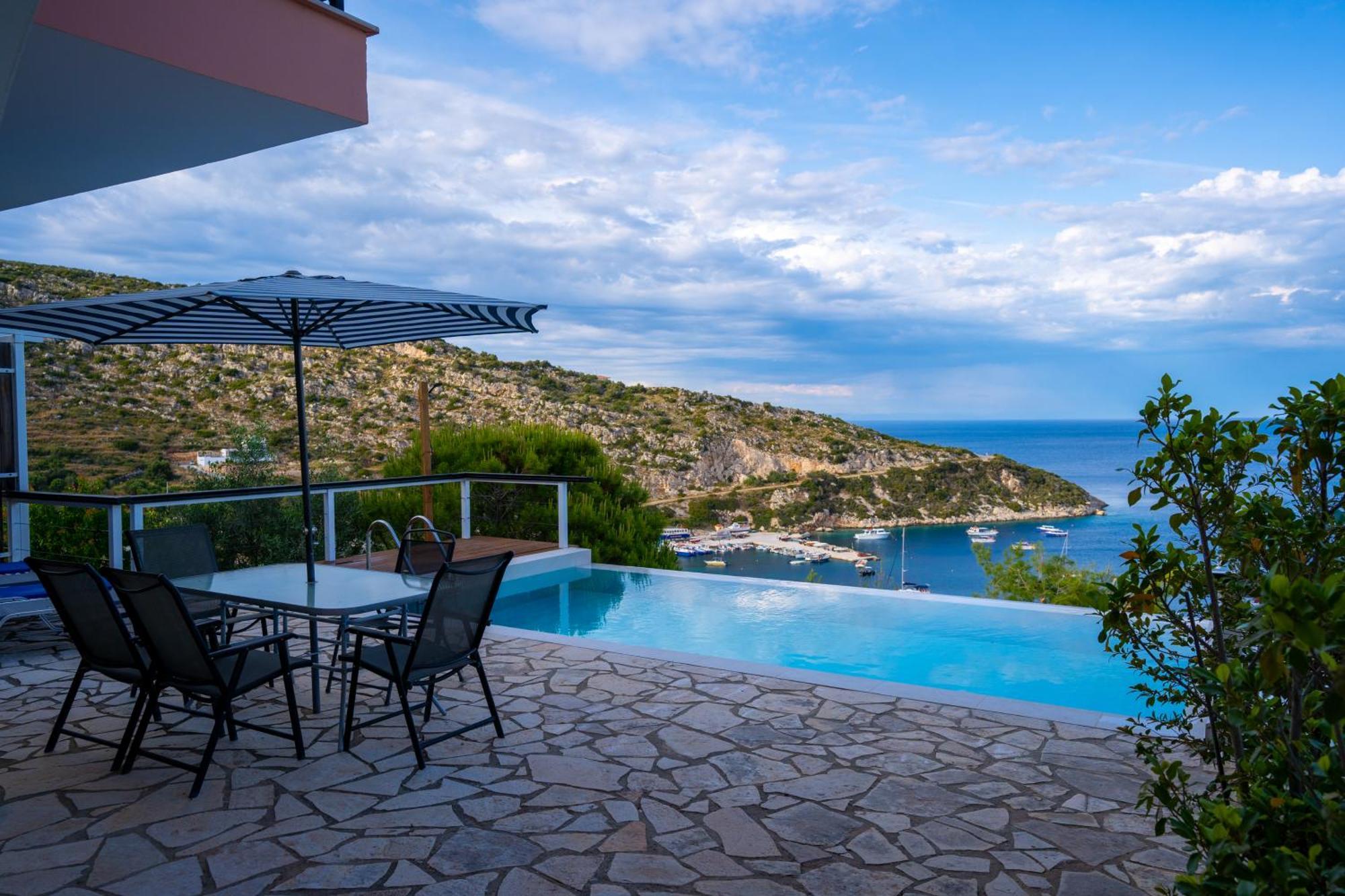 Coastal Paradise Found - Komis' Private Pool Retreat 圣尼古拉奥斯 外观 照片